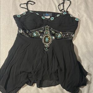 Sue Wong Nocturne Beaded Tank